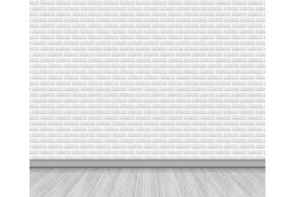 Download Realistic Wood Floor and White Brick. - Realistic wood Collection