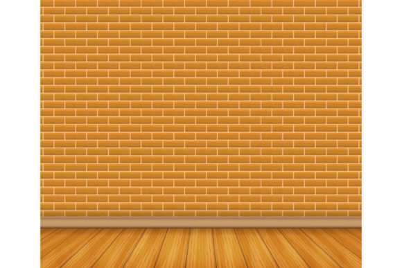 Download Realistic Wood Floor and White Brick. - Realistic wood Collection