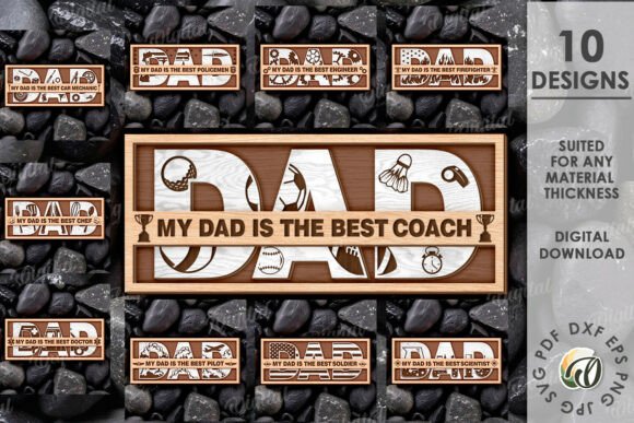 Download 3D Personalized Gifts for Dad Bundle - Personalized gifts Collection