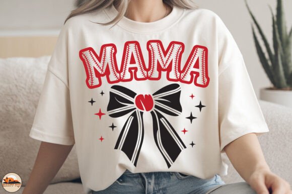 Download Baseball Mama Png, Coquette Bow Png - Premium Resources